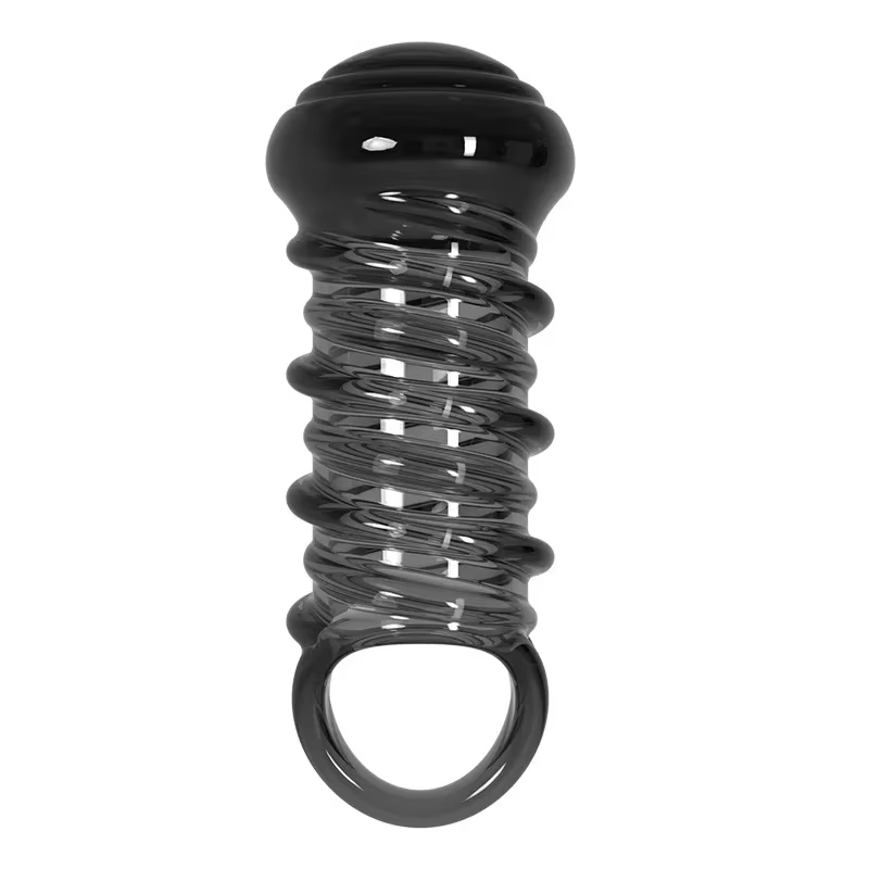Manchon d'extension de pénis élastique doux pour hommes, éjaculation retardée, extenseur de bite, augmentation des manches de bite, jouets sexuels pour adultes
