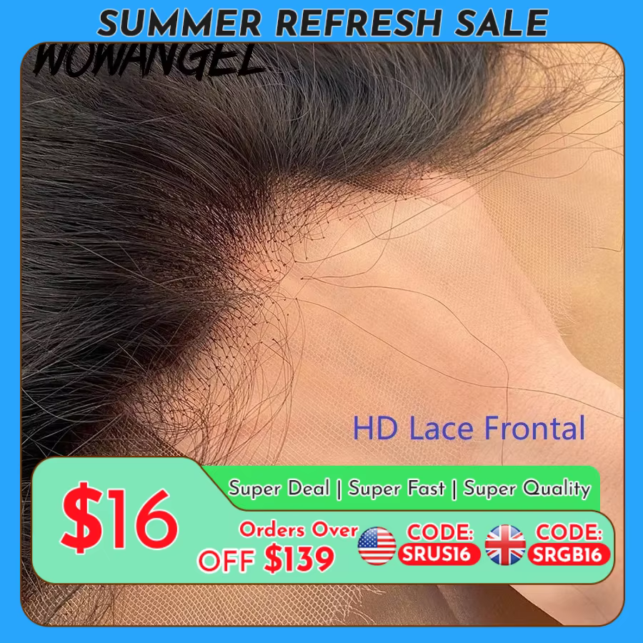 13x6 HD dentelle frontale Invisible HD transparente