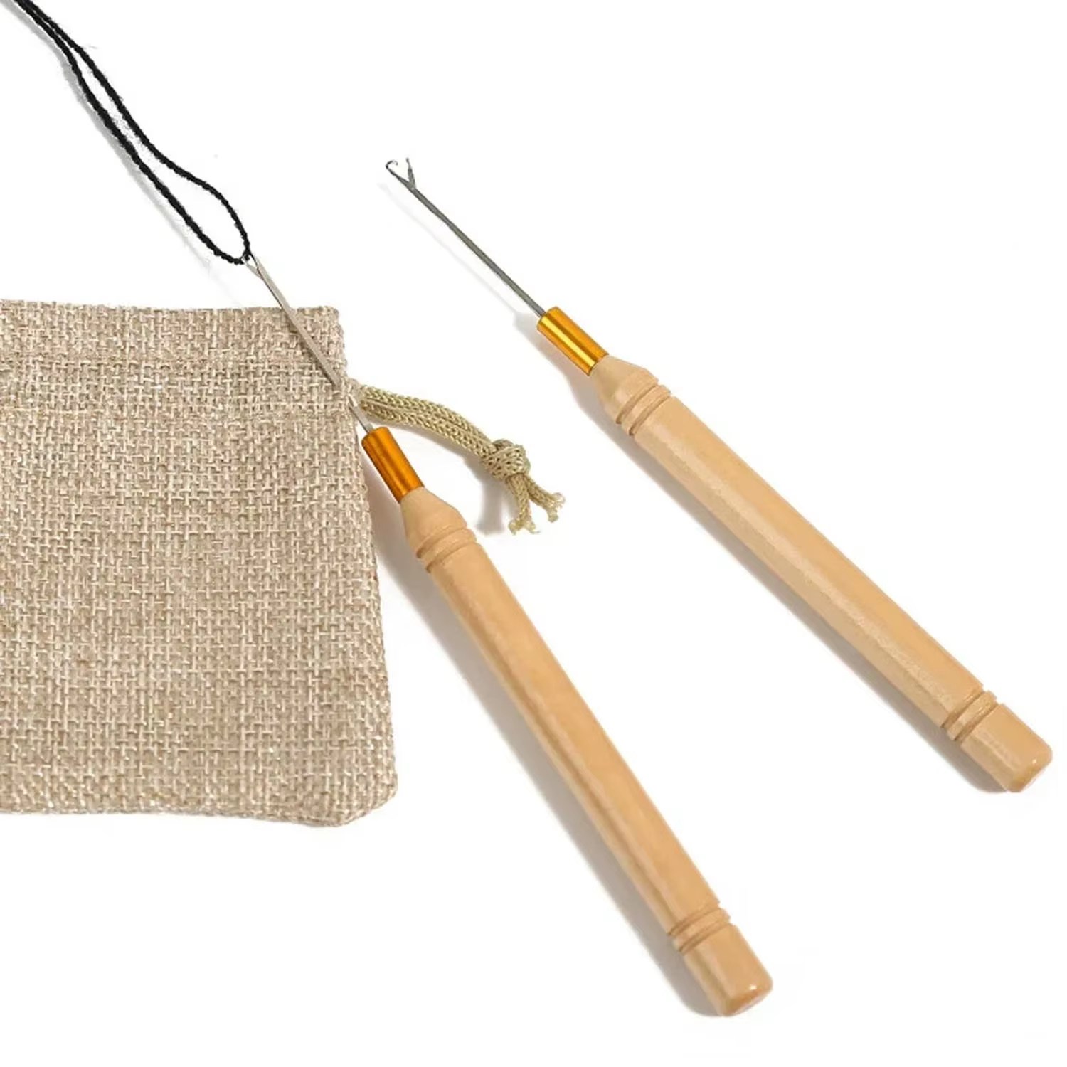 Kit d'extension de cheveux avec perle au Crochet
