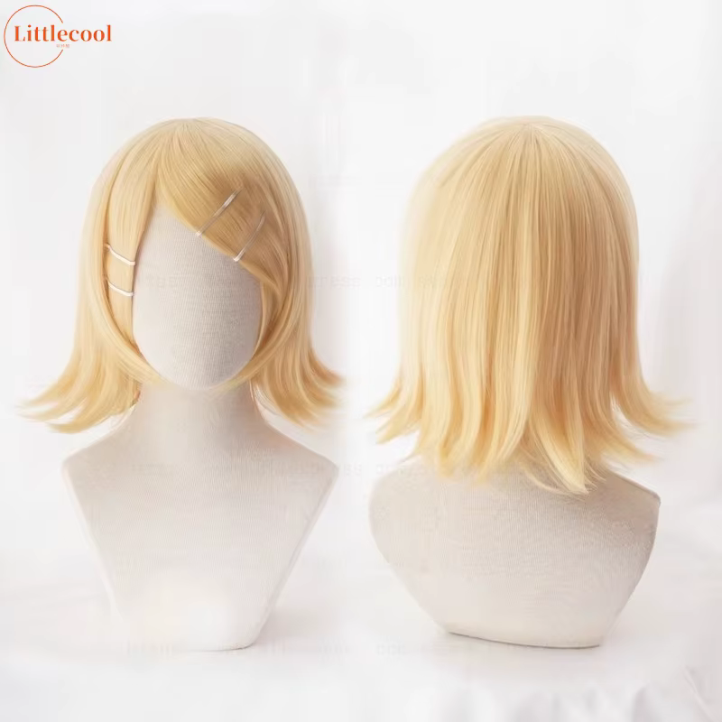 Perruque de Cosplay Rin Len de haute qualité