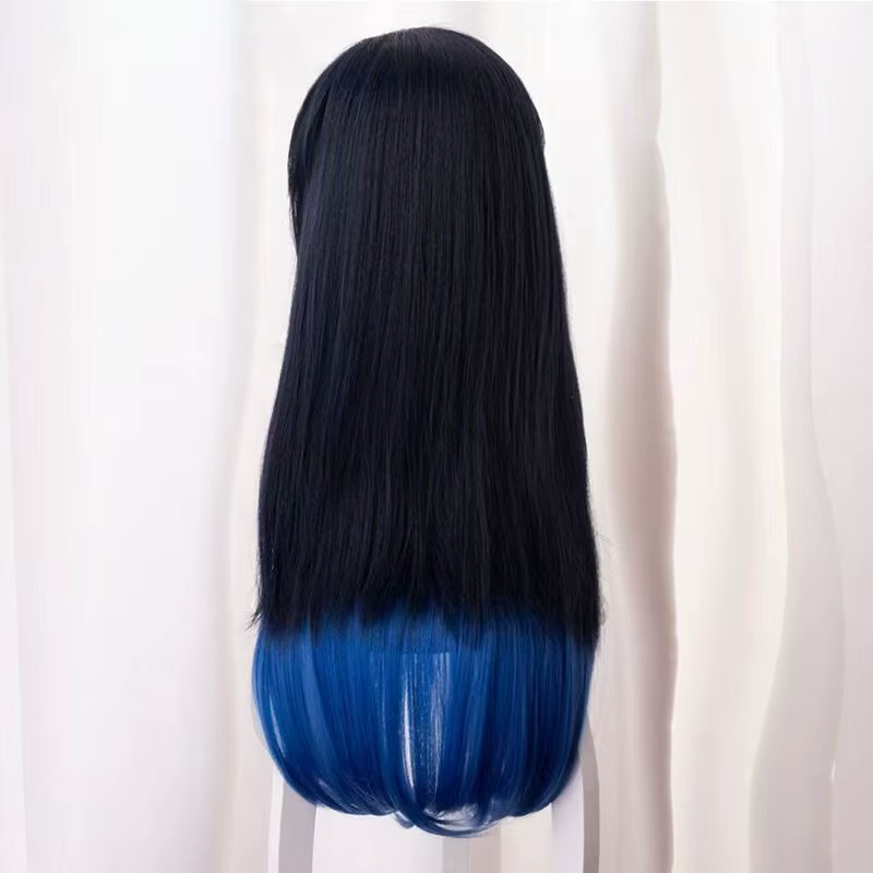 Perruque synthétique longue et lisse pour fille