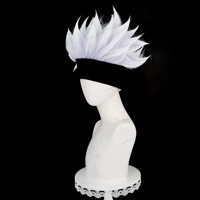 Perruque de Cosplay Anime Gojo Satoru