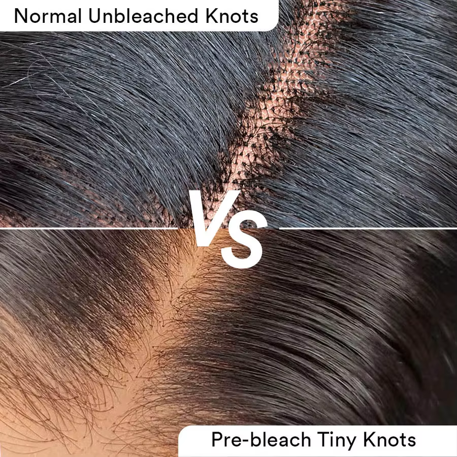 Perruque en cheveux humains HD Lace marron mélangé blond avec mèches blondes et frange, sans colle, brun clair avec mèches blondes, 22 pouces, en liquidation