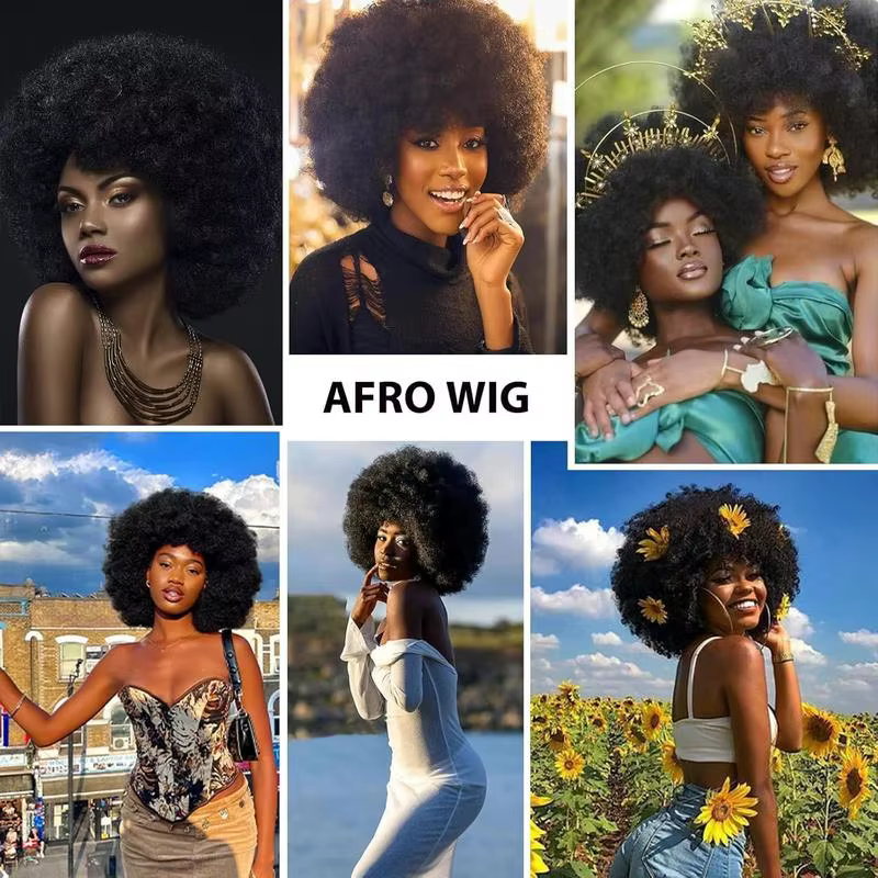 Perruque Afro Disco des années 70