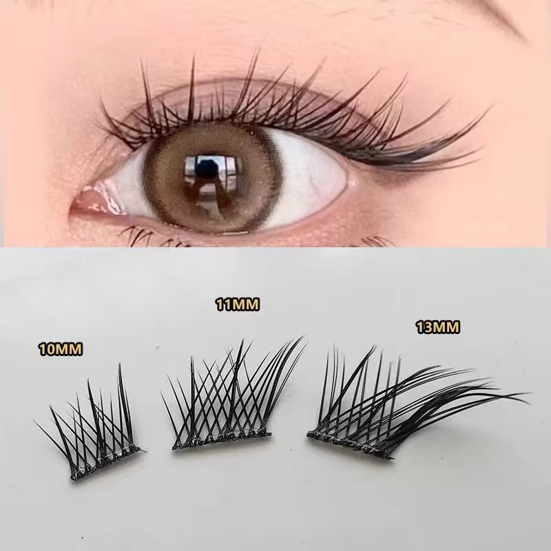 Extensions de cils individuels en grappe