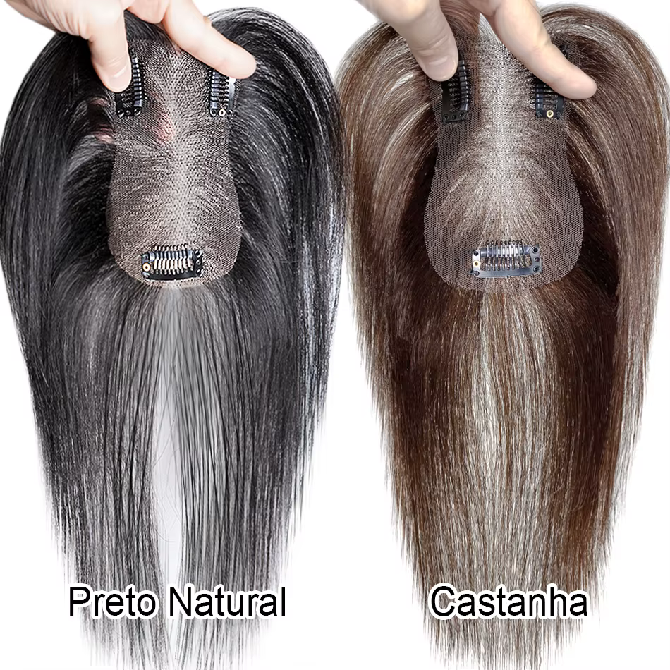 Extensions de cheveux humains 100% naturels avec frange