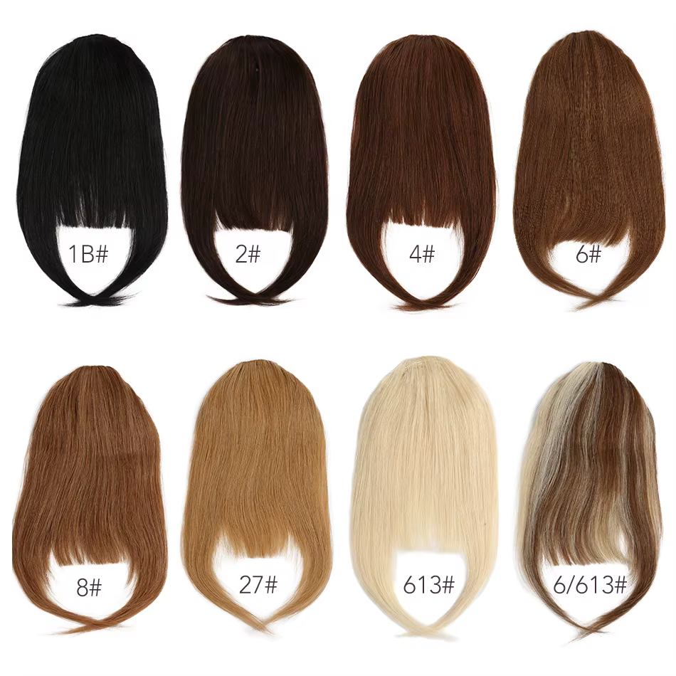 Extension de cheveux humains à clipser pour femme