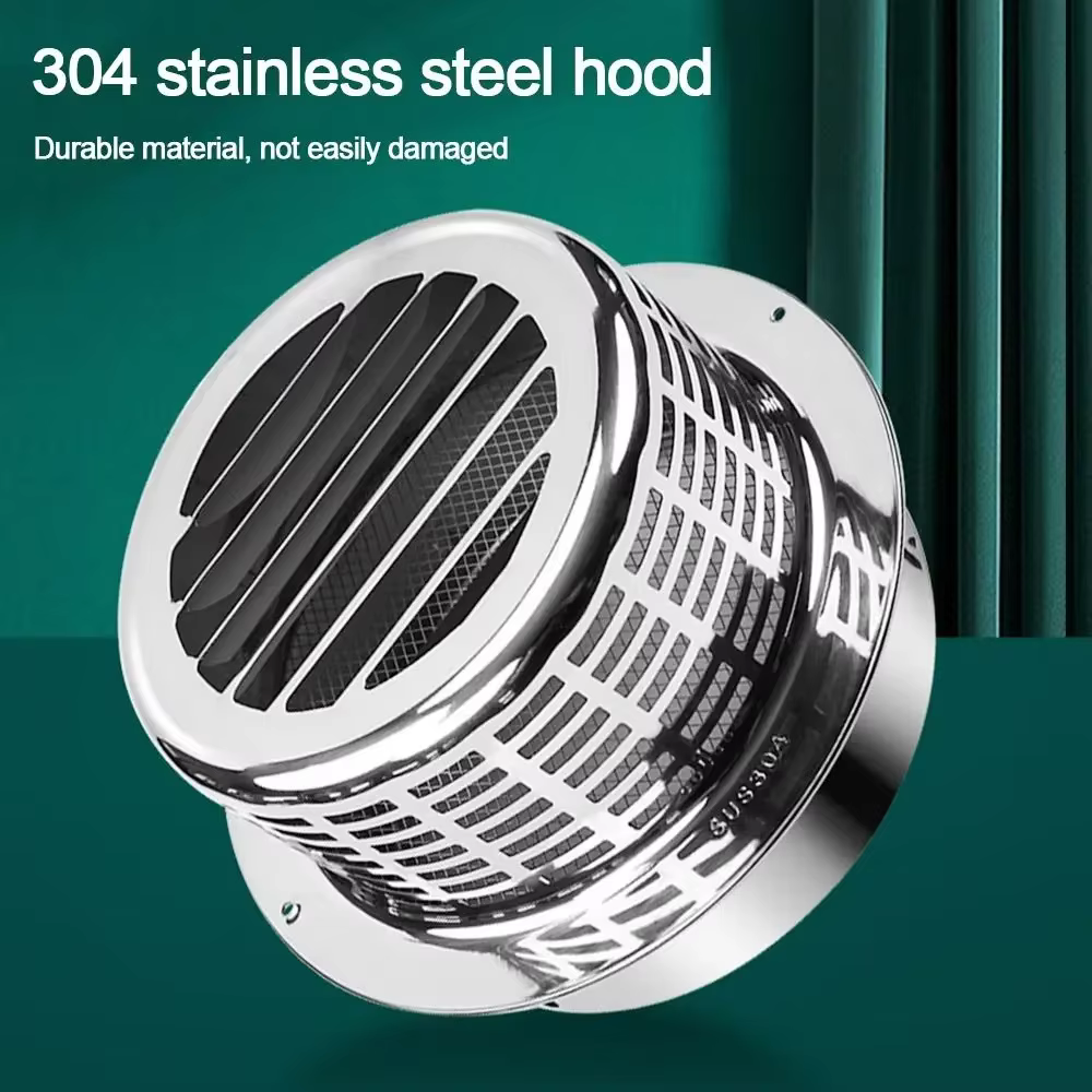 100/150mm bouchon de cheminée en acier inoxydable mur extérieur sortie d'air tuyau de toit capot d'échappement pour conduits de Ventilation cheminées capot d'échappement