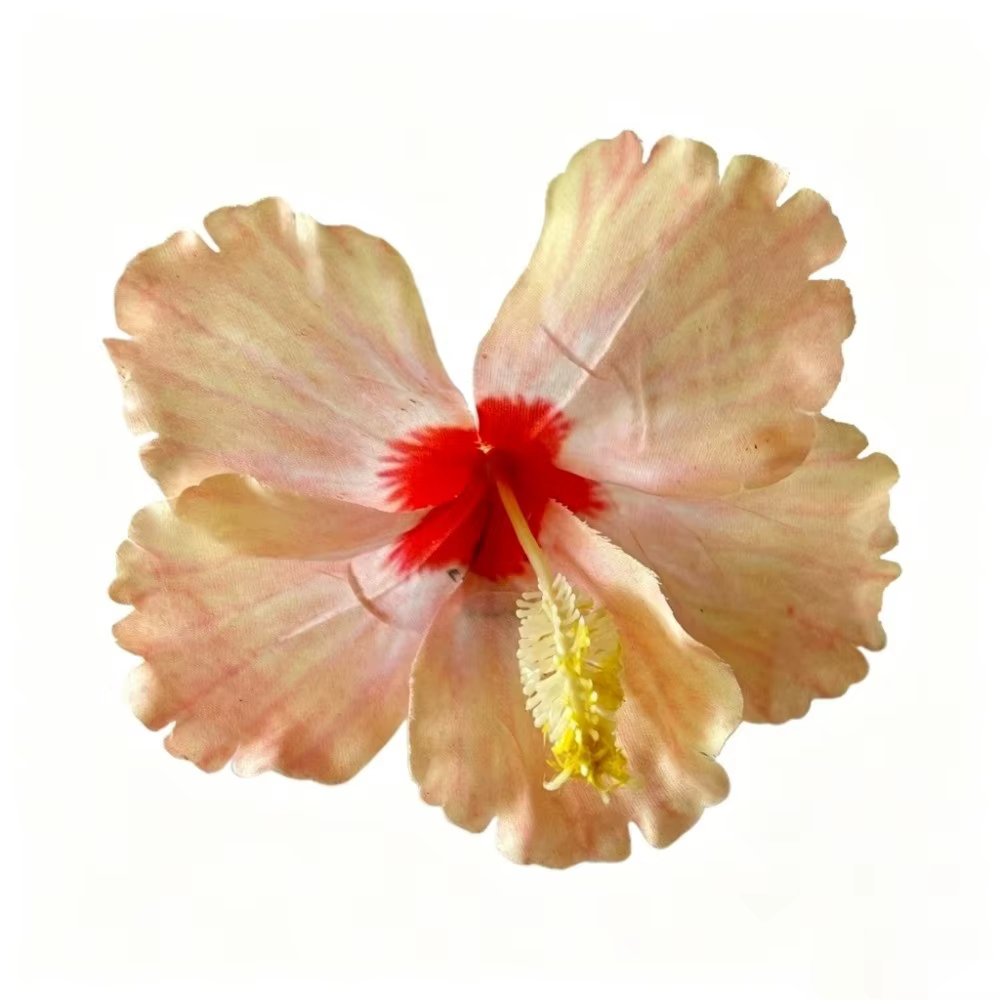 Pince à cheveux fleur artificielle Hibiscus