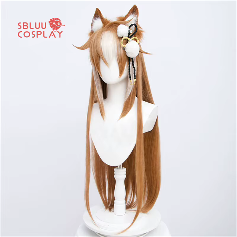 SBluuCosplay-Perruque Cosplay Gorou, Genshin Impact