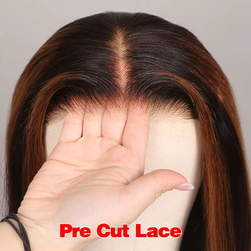 Perruque Bob Courte en Cheveux Humains 6x5 Sans Colle Prête à Porter