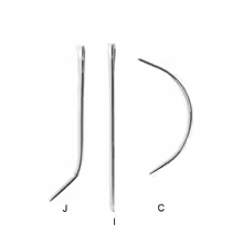 Tissage de trame de cheveux en Nylon, fil à coudre + aiguille J + I + C pour Extensions à clips, outils de perruque pour accessoires d'extension de cheveux