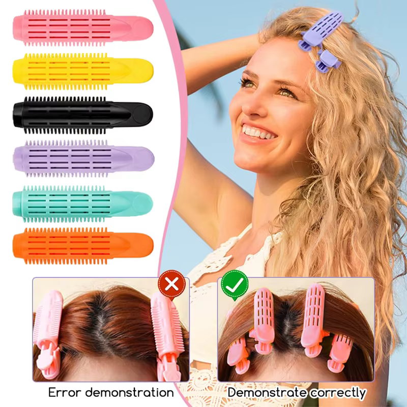 12 pièces pince à racine de cheveux volumisante-riffeurs
