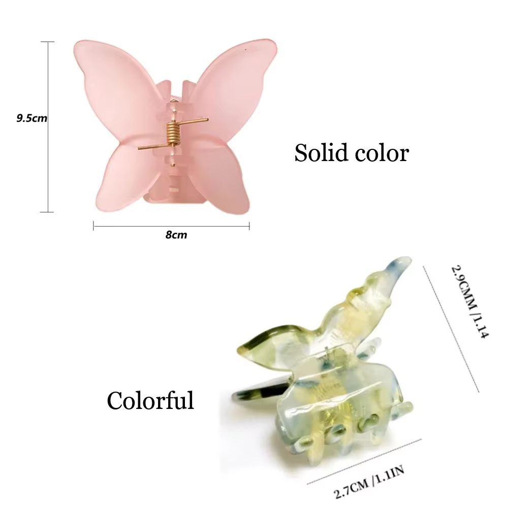 Barrettes papillon coréennes pour femmes et filles