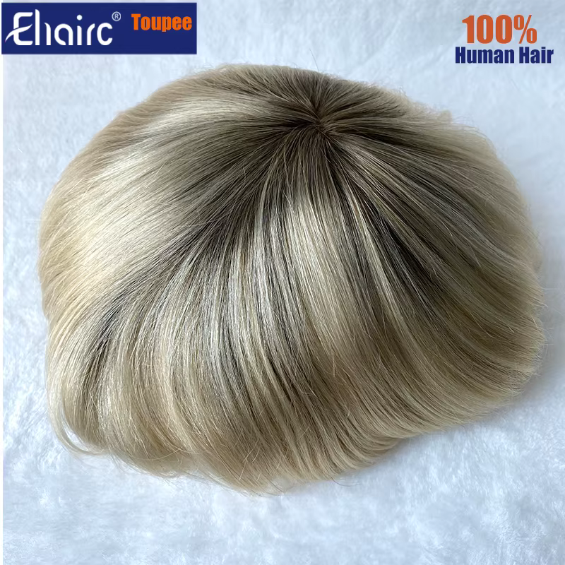 Perruque de prothèse capillaire pour homme
