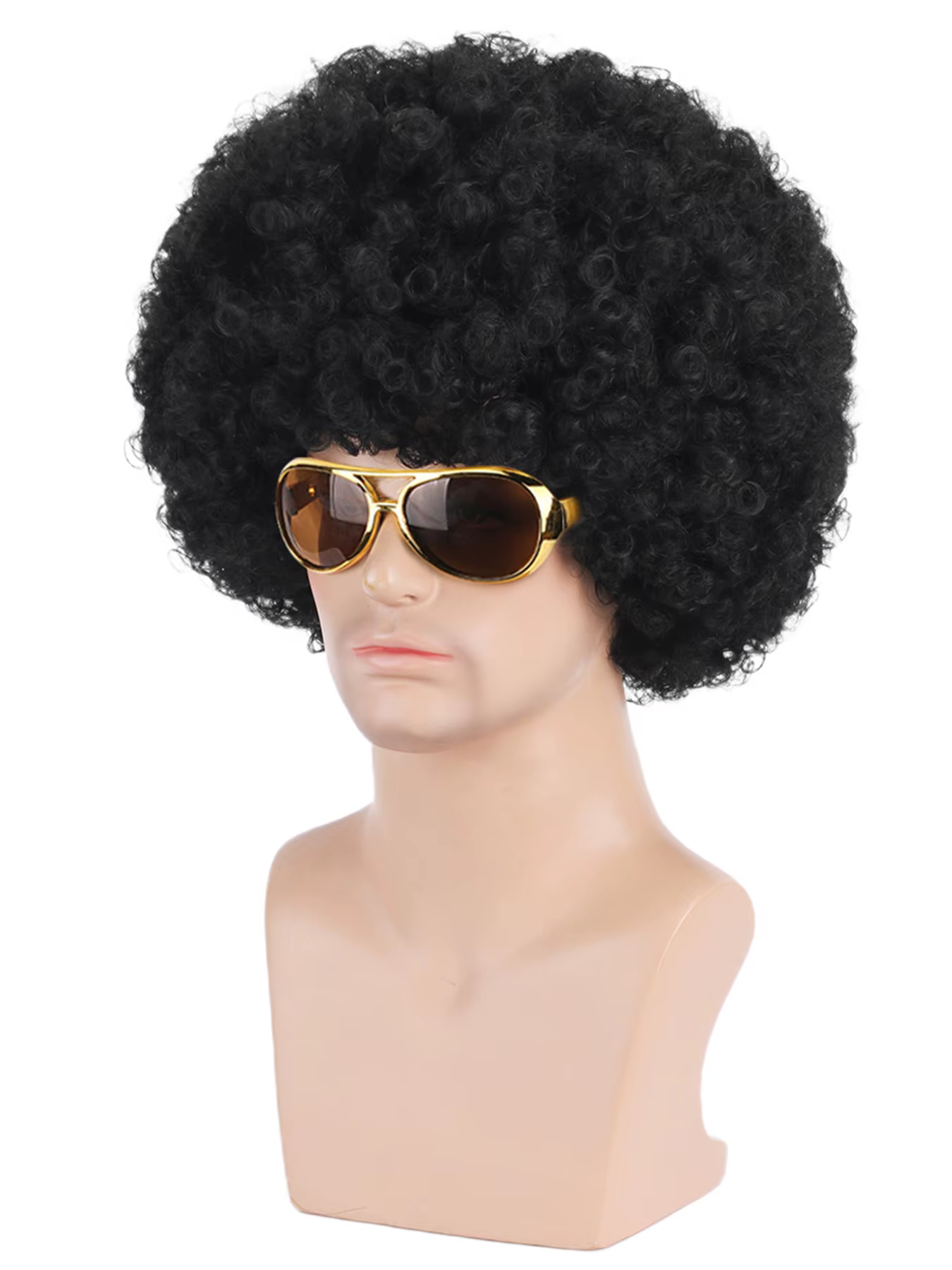 Perruque synthétique africaine pour hommes