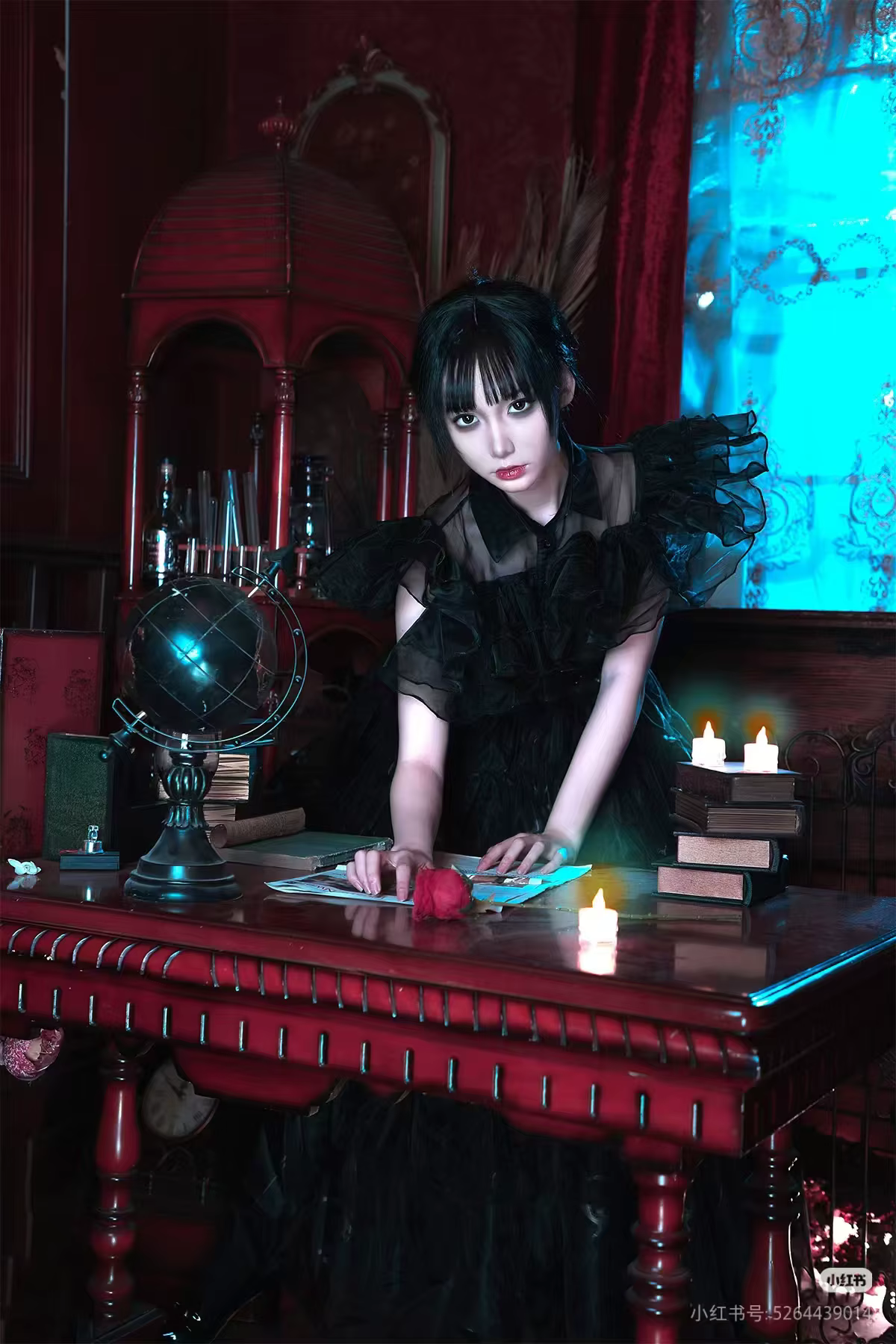 Costume de Cosplay Addams pour Halloween