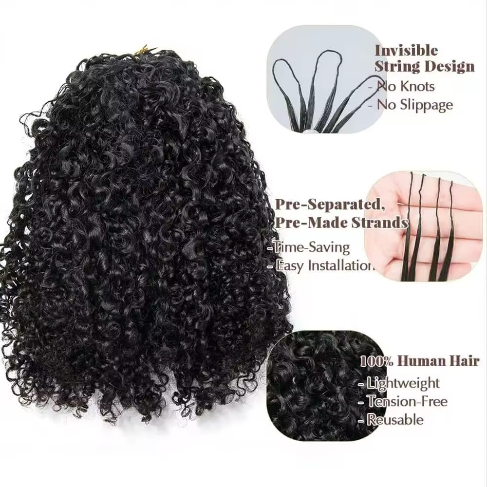 Extensions de cheveux humains brésiliens 12A