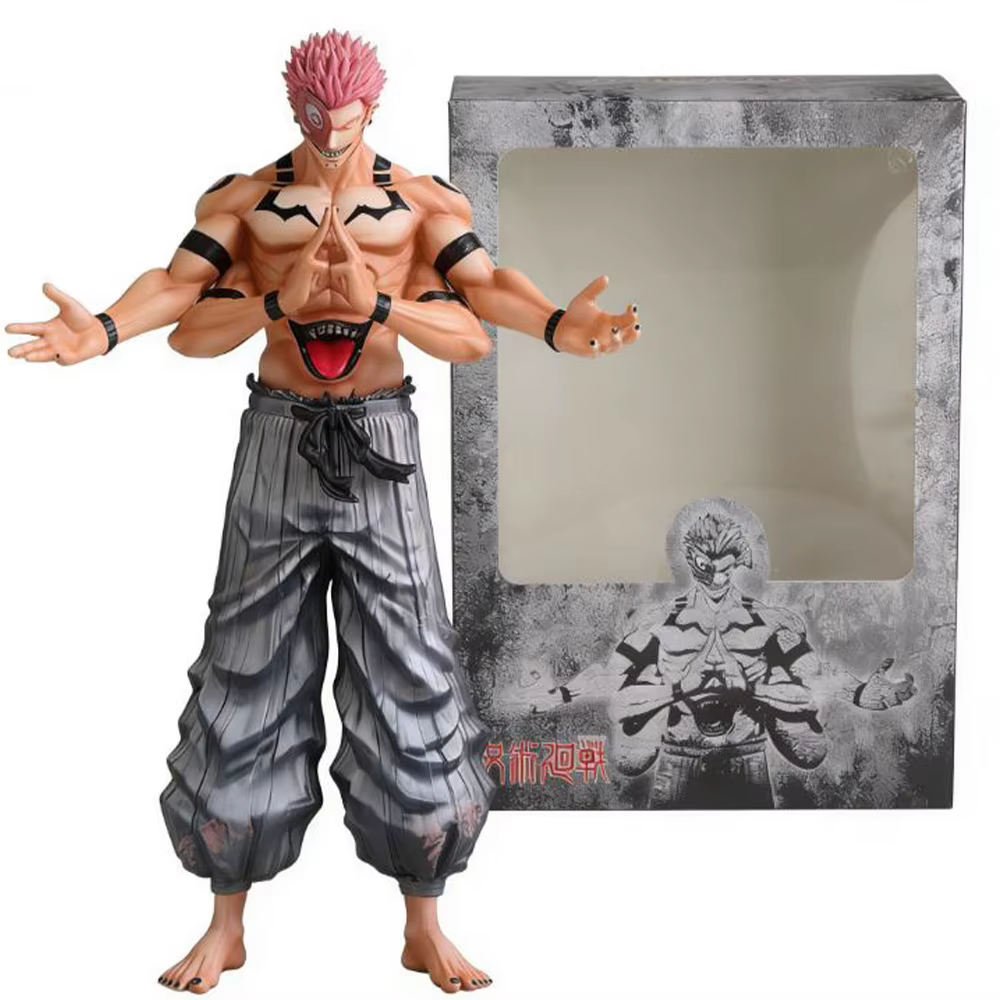 Figurine Sukuna Ryomen Sukuna 20CM Anime Jujutsu Kaisen, Modèle de Golf sur Pied pour Bureau, Jouet de Collection, Ornements en PVC
