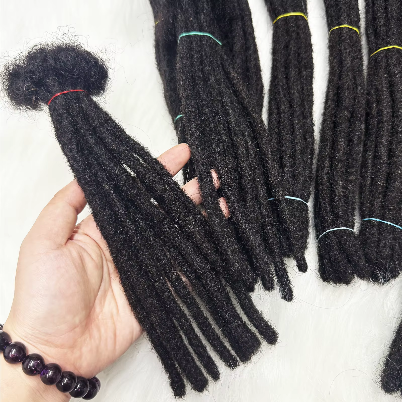 Extensions de dreadlocks en cheveux humains