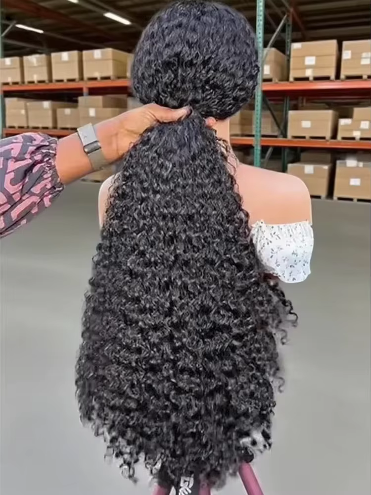 Perruque Boucles Cheveux Humain