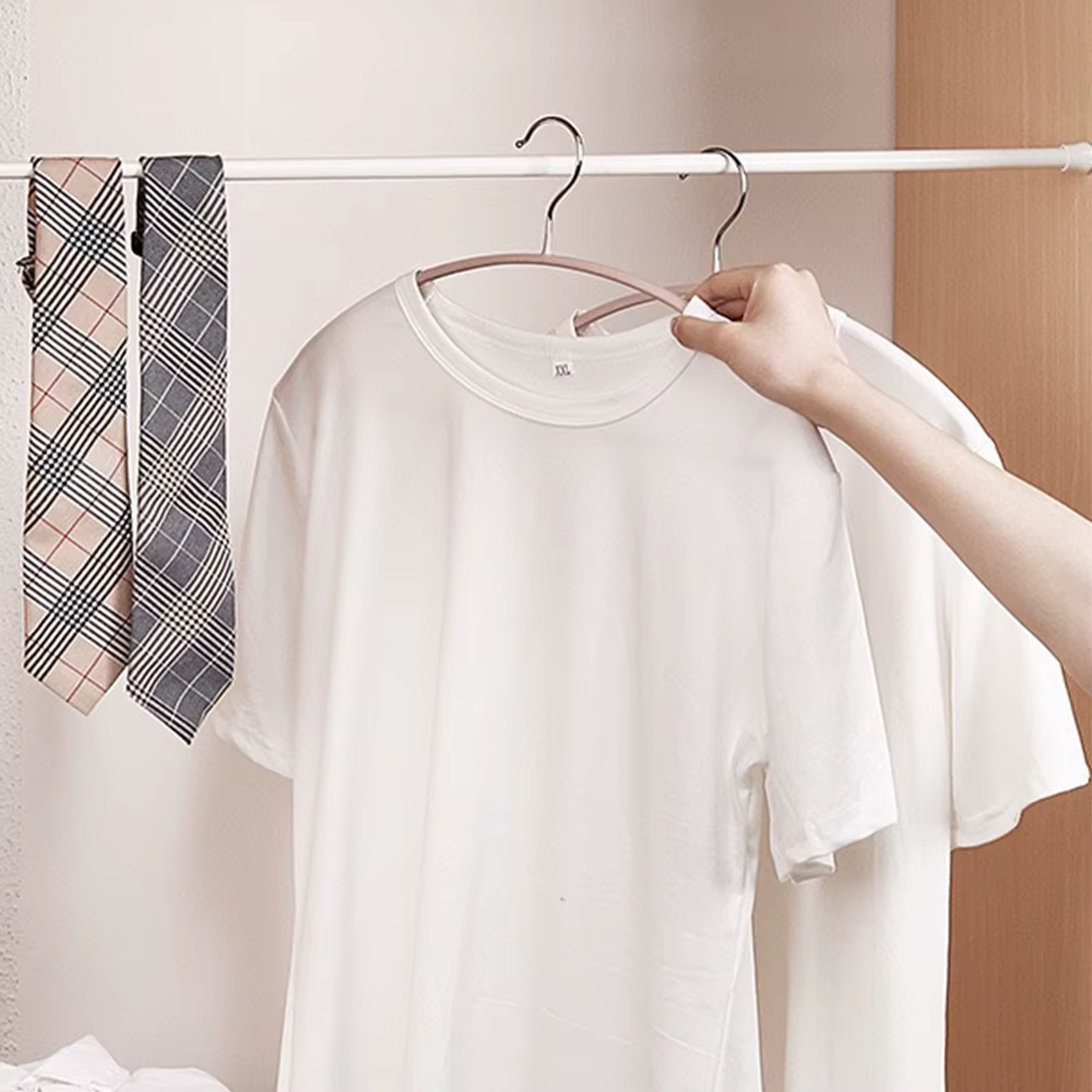 Lot de 3 tringles à rideaux réglables à tension par ressort, extensibles, pour l'organisation de la maison, des fenêtres, des placards et des armoires
