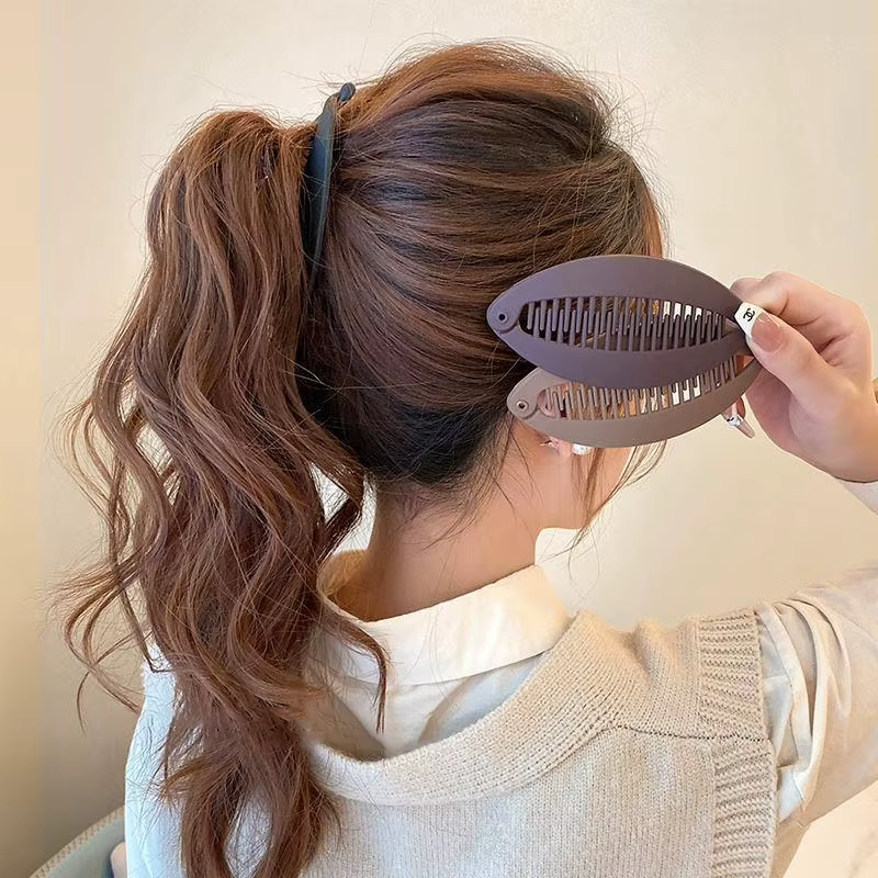 1/3 pièces nouvelle pince à cheveux banane chignon haut pour femmes