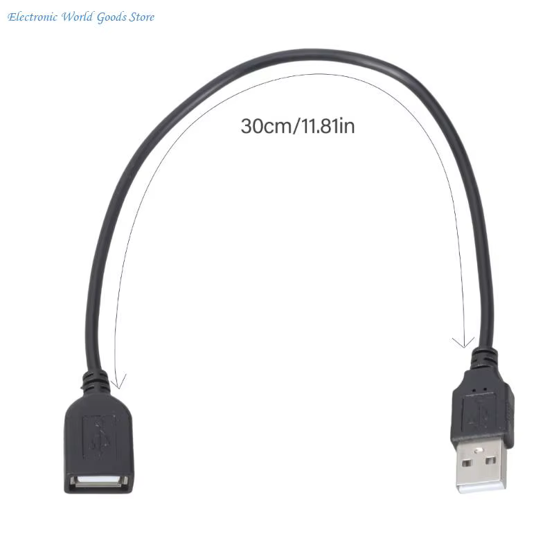 Câble d'extension USB 2.0 Portable A3PD, fil données 480Mbps pour imprimante stockage externe