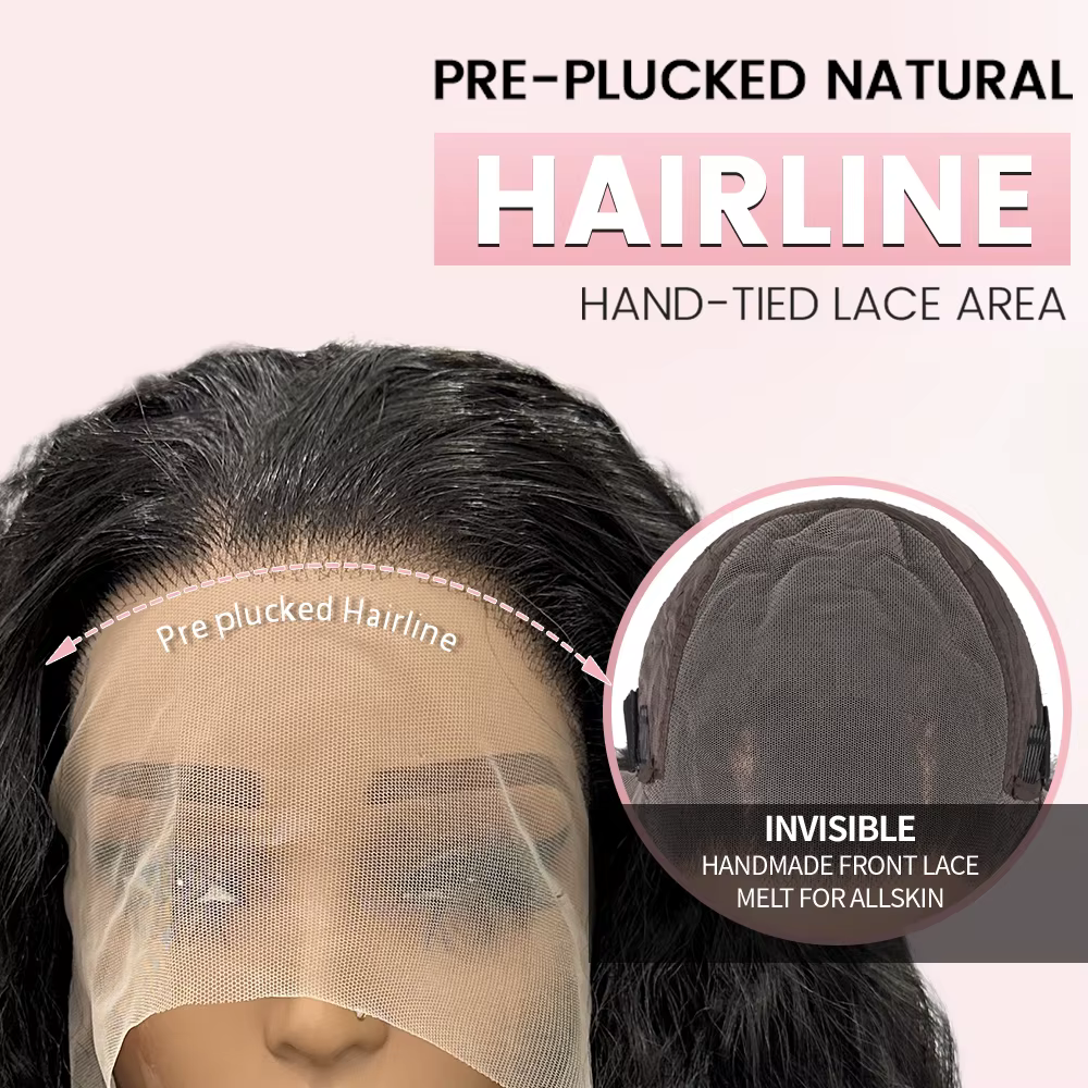 Perruque Lace Front Wig synthétique bouclée Afro 13x6