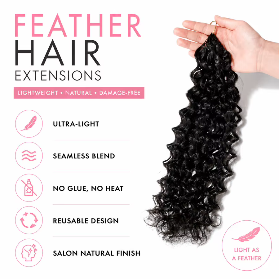WOWANGEL Extensions de cheveux humains bouclés en vrac pour tresses