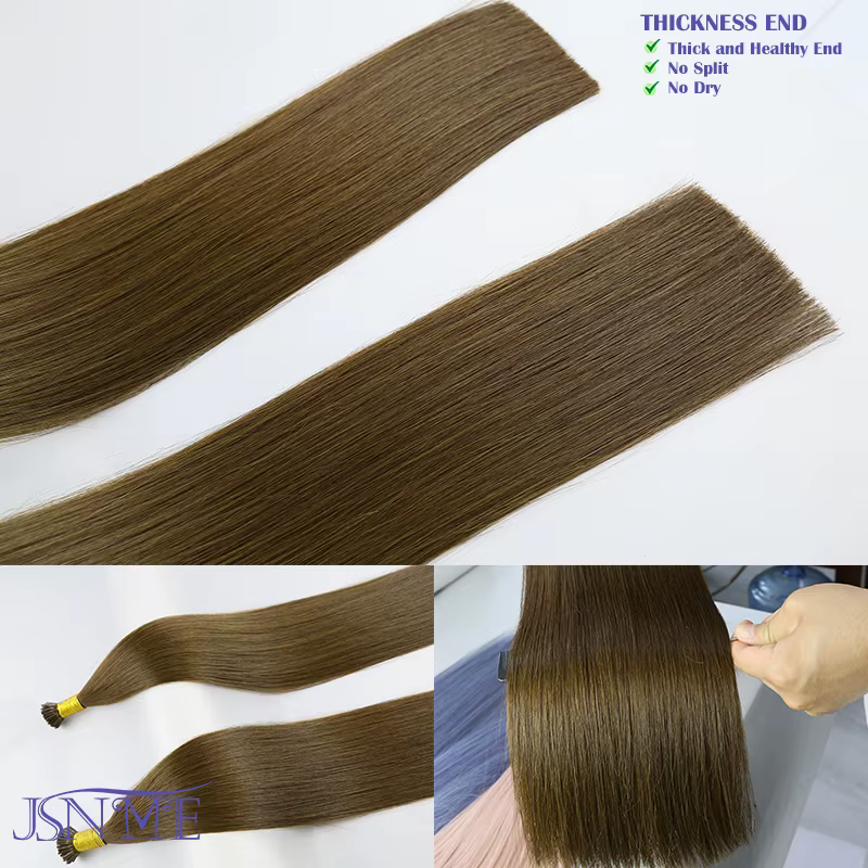 JSNcloser-Extensions de Cheveux Humains Naturels Lisses de Haute Qualité