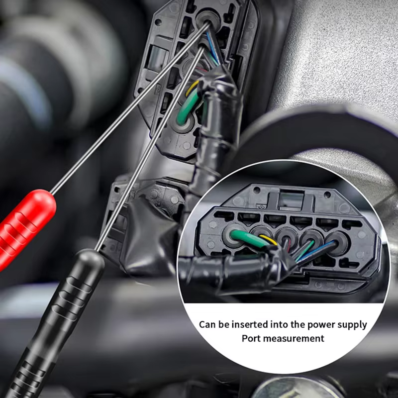 2 pièces/ensemble PT2003 stylo Extension aiguille multimètre Test sonde pointe Test plomb testeur outils voiture pointe sondes outils de Diagnostic