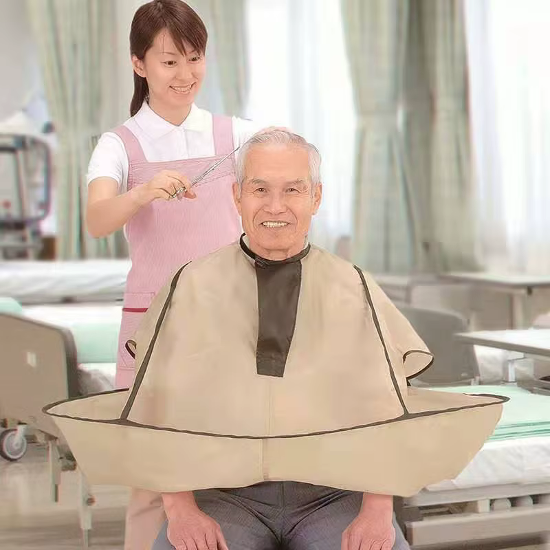 Cape de coupe de cheveux professionnelle pour barbier, parapluie pliable, imperméable, outil de coupe de cheveux, salon de coiffure