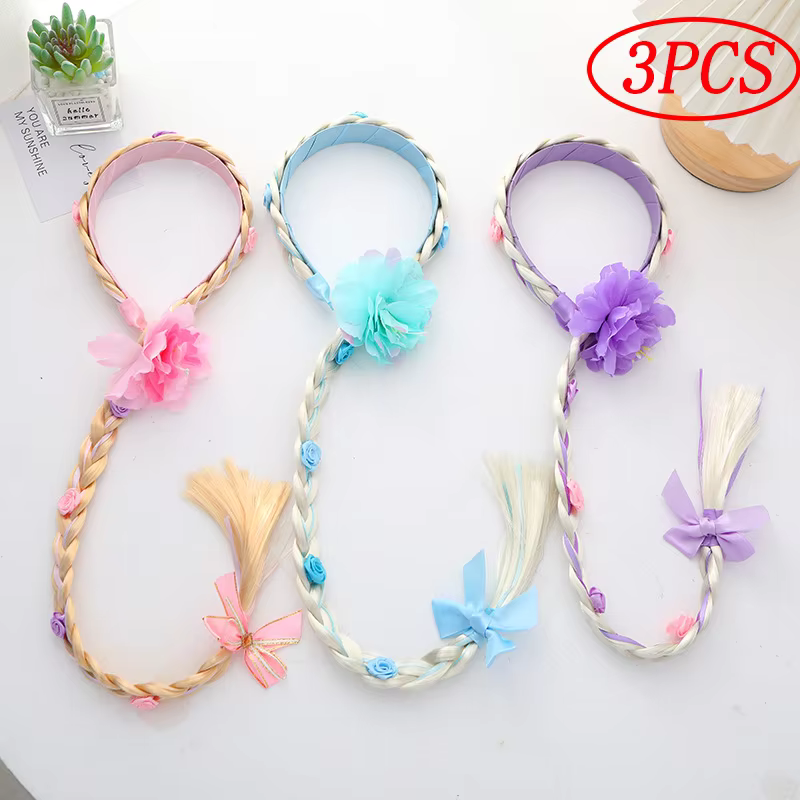 Extensions de cheveux tressés colorés avec pinces