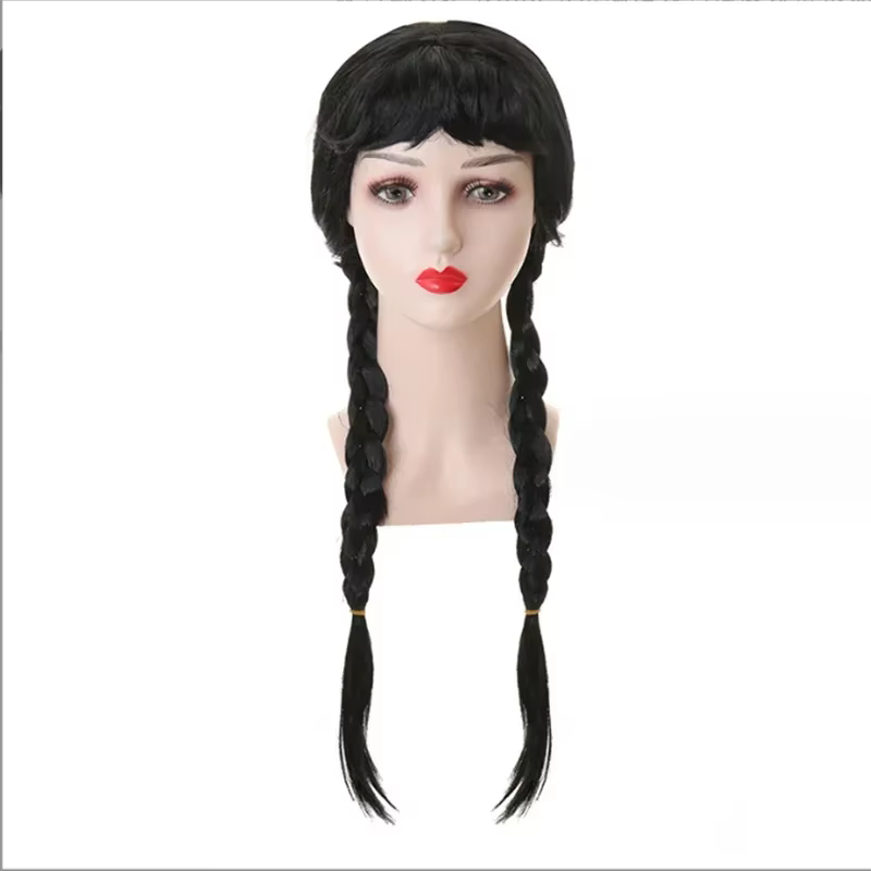 Perruque de Cheveux Longs Synthétiques pour Cosplay