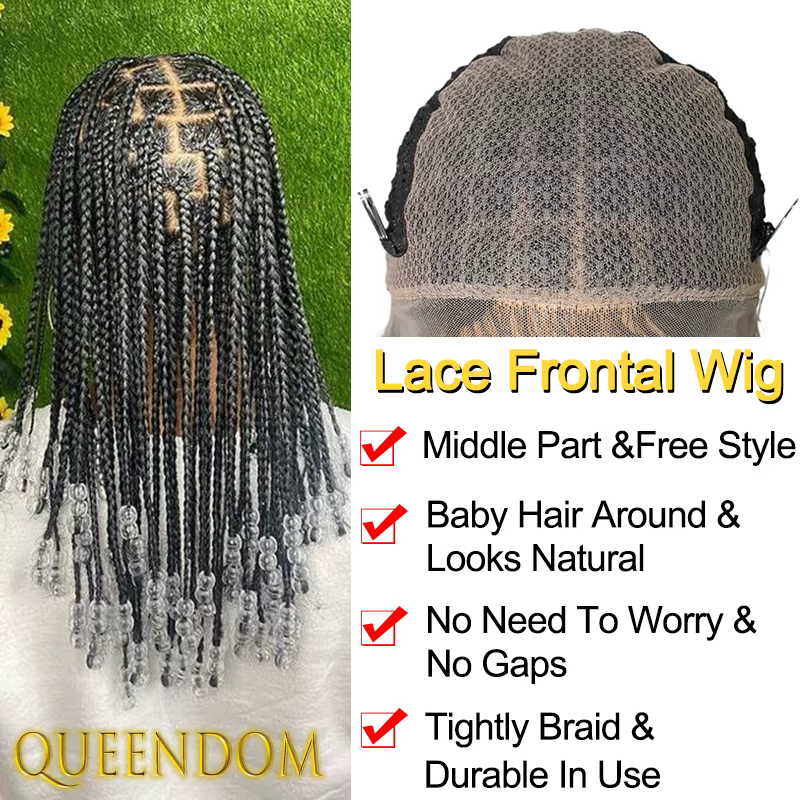 Perruque Dreadlock synthétique de 12 pouces pour femmes noires