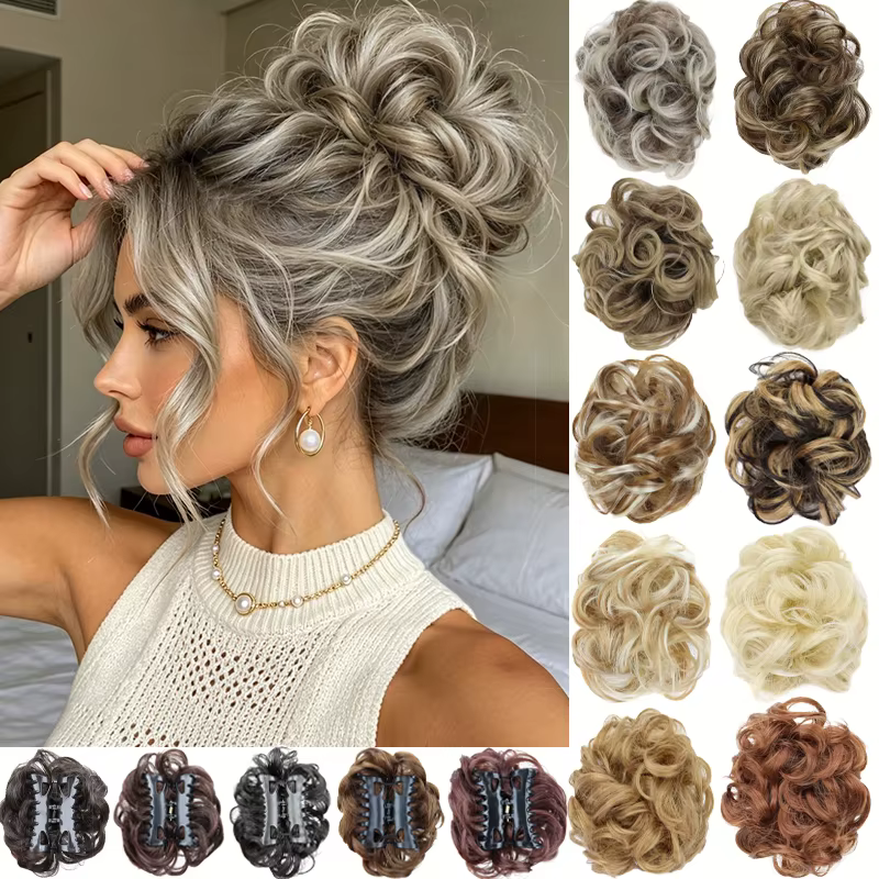 Pince à cheveux pour chignon désordonné