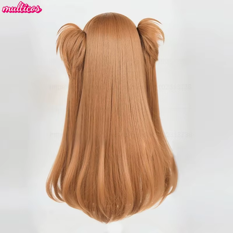 Perruque de Cosplay Anime EVA Asuka Langley Soryu de haute qualité