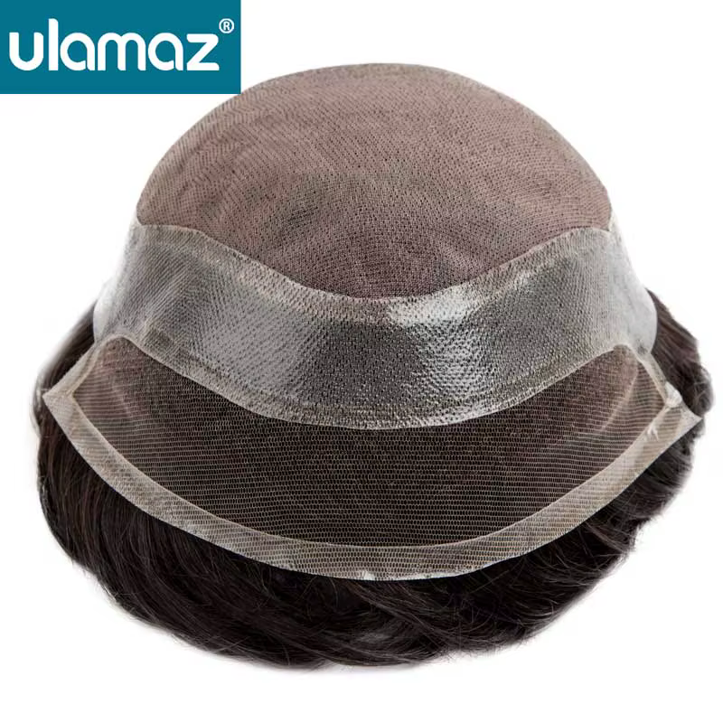 Mono dentelle perruque homme toupet suisse