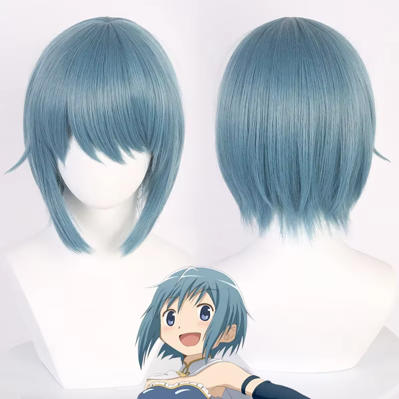 Perruque de Cosplay Anime Miki Sayaka