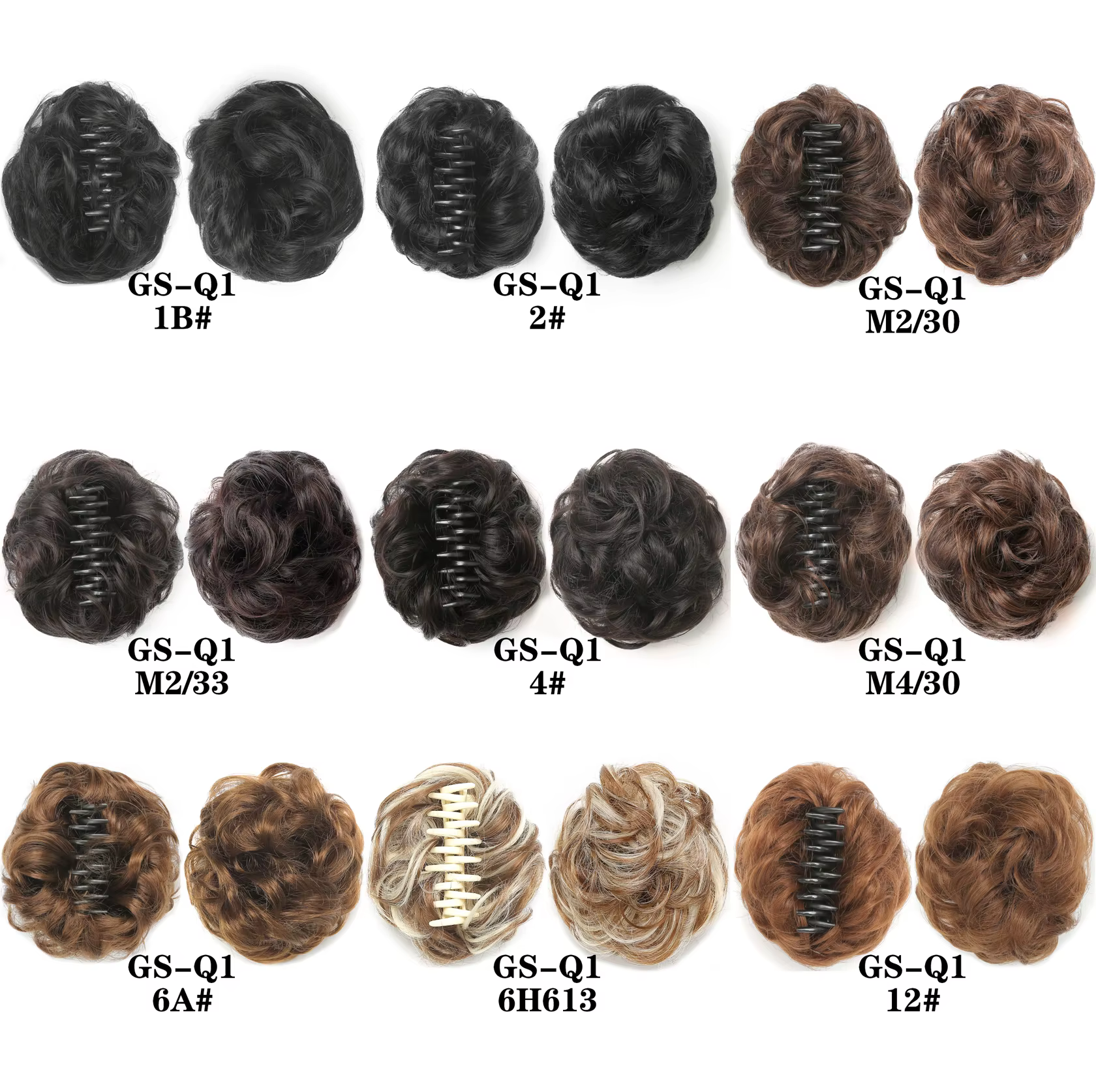 Extensions de cheveux de Chignon en désordre
