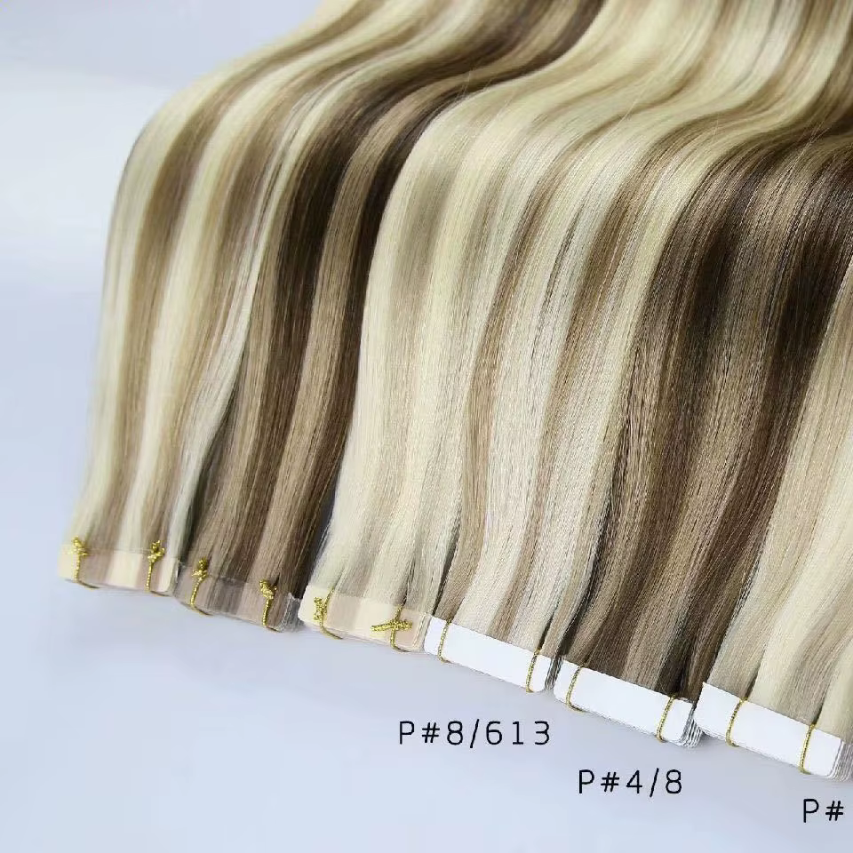 Nouvelles extensions de cheveux humains de 18 pouces pour femmes