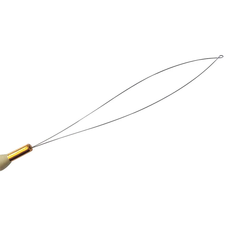 Outil de pose d'extensions capillaires : micro-anneaux