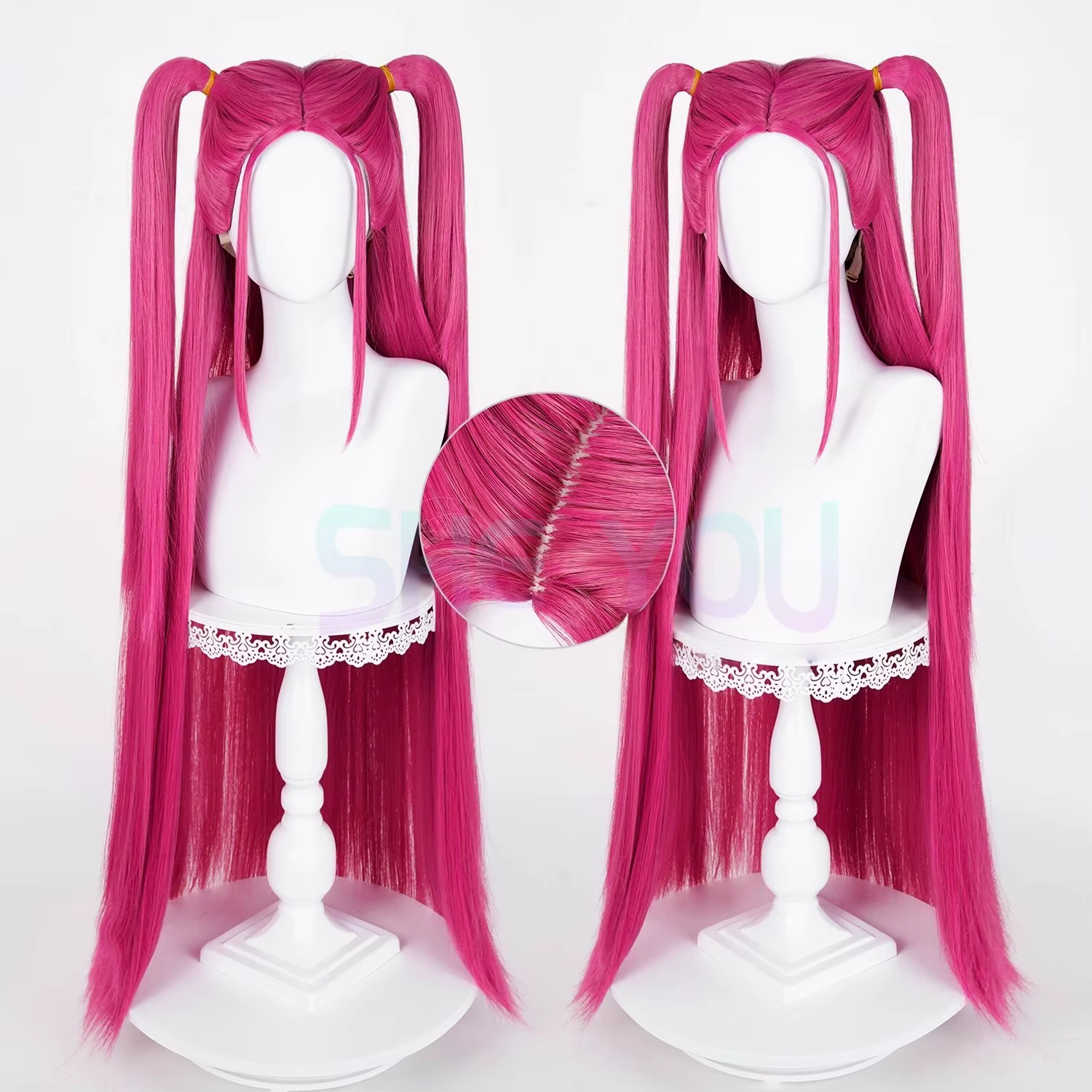 Rumi Mira Zoey Cosplay perruque femmes filles Halloween fête jeu de rôle perruques résistant à la chaleur cheveux