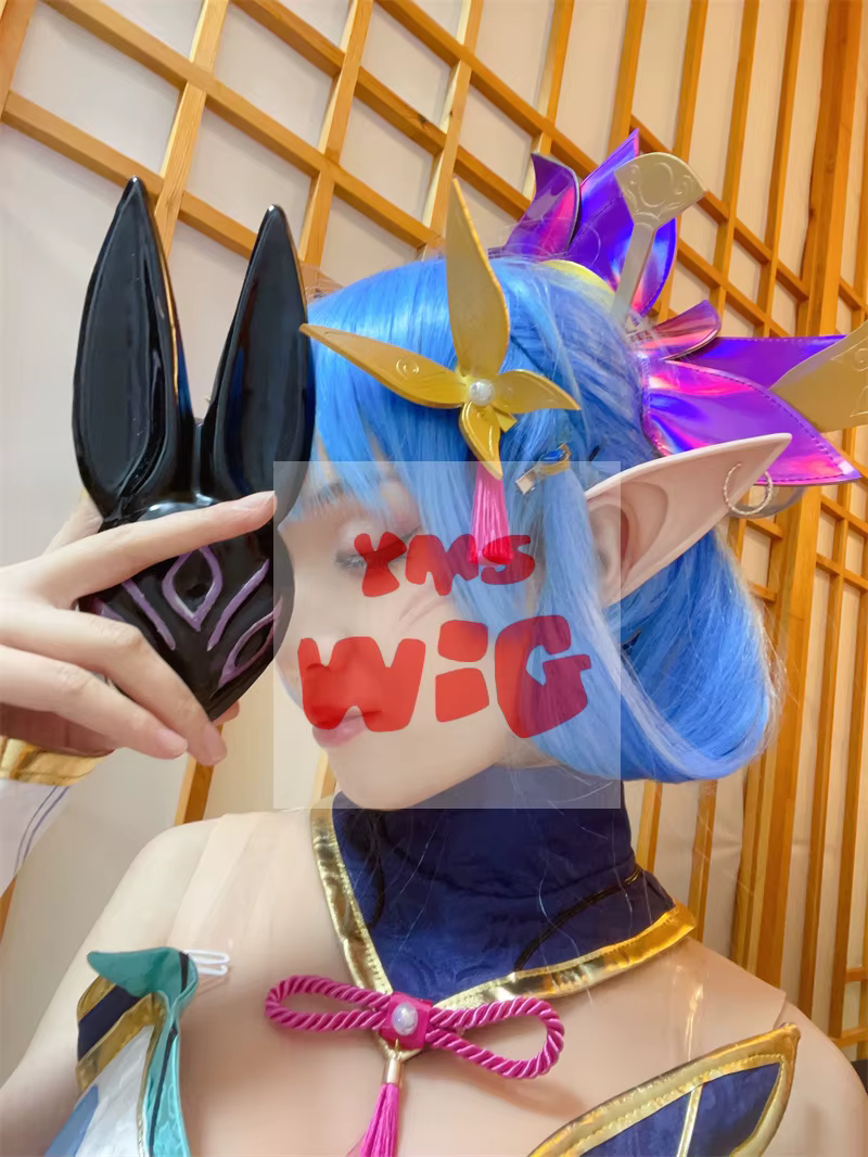 LOL Spirit Blossom Evelynn Cosplay Perruque pour Femme