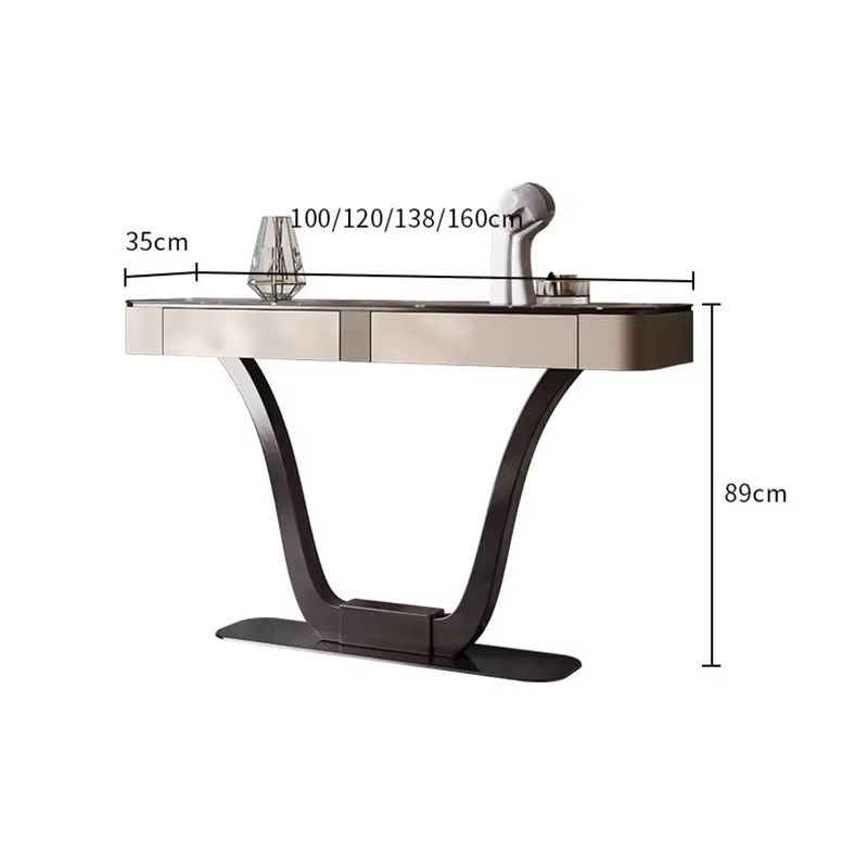Table Console minimaliste moderne de luxe à la mode beauté Table Console nordique Design Hall d'entrée Woonkamer Tafel meubles