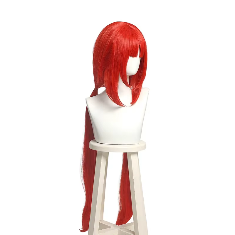 Genshin Impact Nilou Cosplay perruque cheveux synthétiques femmes longue perruque rouge queue de cheval perruque résistant à la chaleur perruques