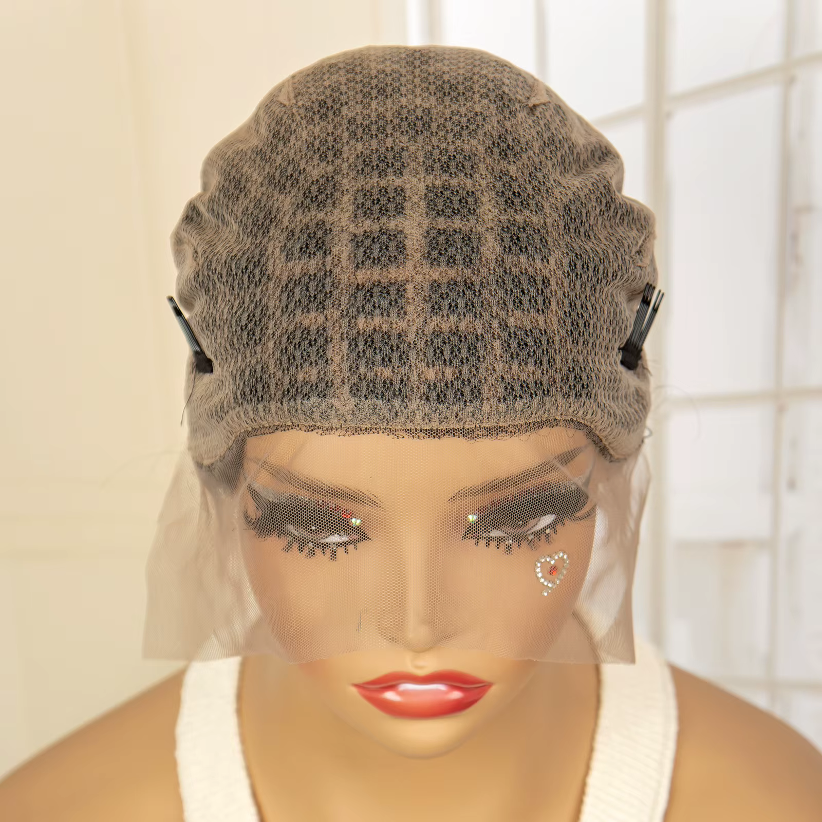 Bonnet de perruque tressé pour tresses au crochet