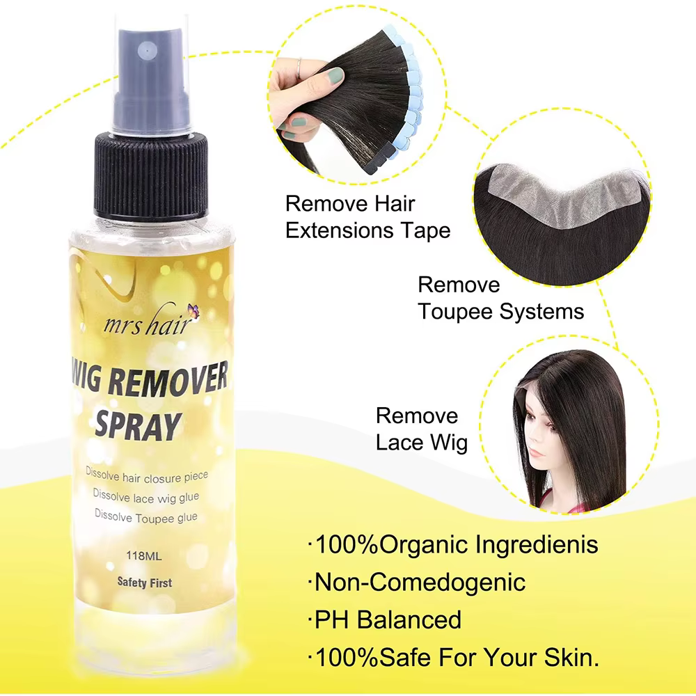 Dissolvant de colle pour cheveux