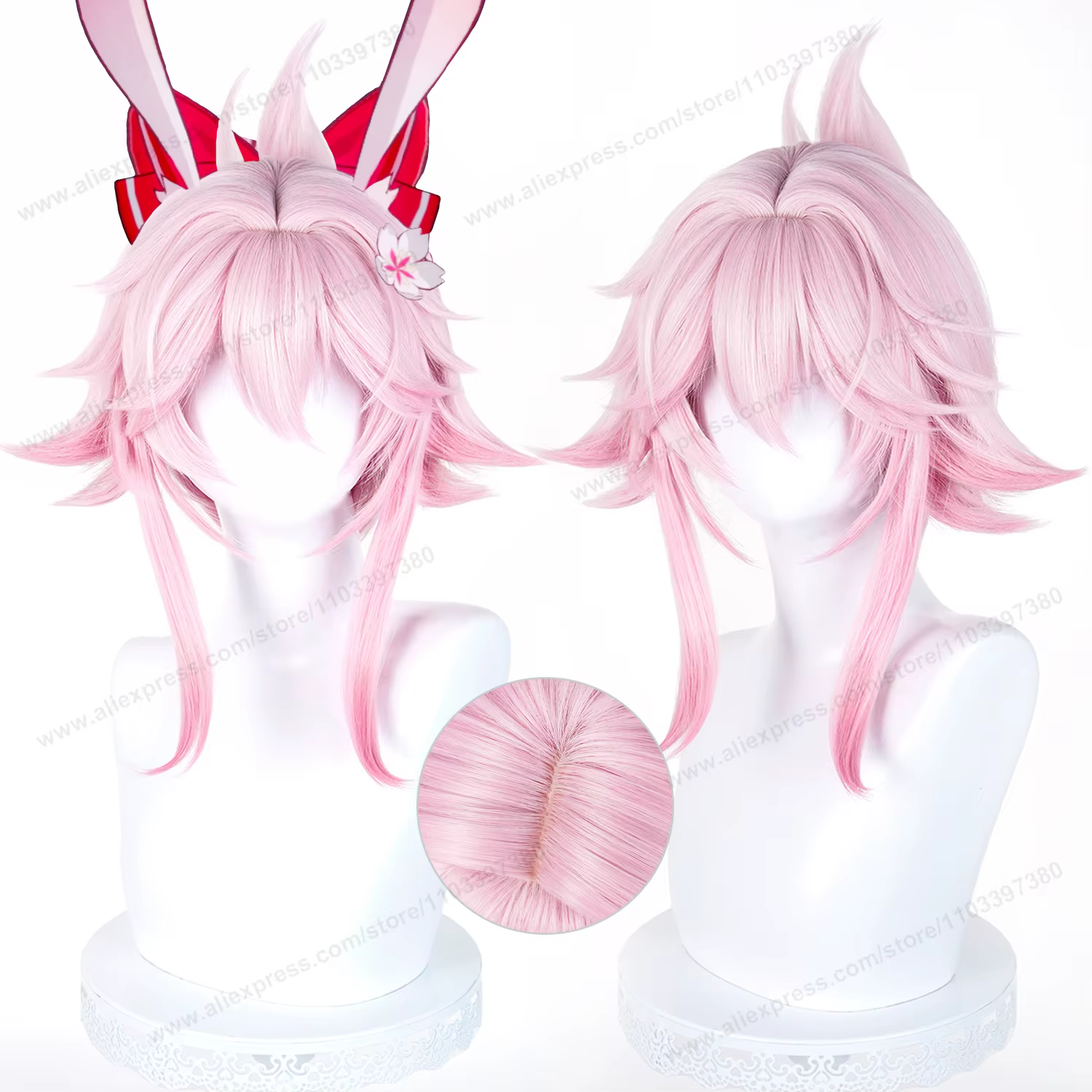 Perruque de Cosplay HSR Evanescia
